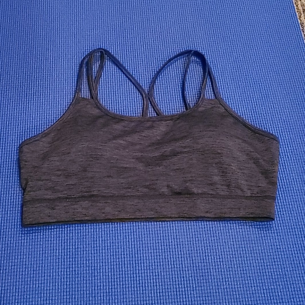 Gaiam Heather's Gray Sports Bra